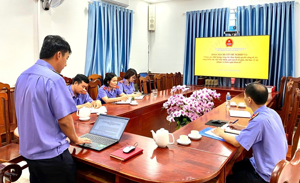 Viện kiểm sát nhân dân khu vực 7 - khánh hòa tổ chức hội nghị tập huấn chuyên đề nghiệp vụ