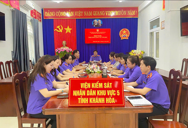 VIỆN KIỂM SÁT NHÂN DÂN KHU VỰC 5 - KHÁNH HÒA TỔ CHỨC HỘI NGHỊ TRIỂN KHAI CÔNG TÁC KIỂM SÁT NĂM 2026