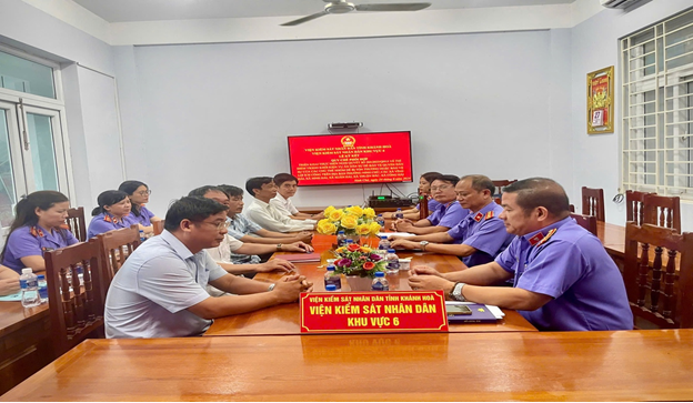 VIỆN KSND KHU VỰC 6 - KHÁNH HÒA KÝ KẾT QUY CHẾ PHỐI HỢP THỰC HIỆN NGHỊ QUYẾT SỐ 205/2025/QH15