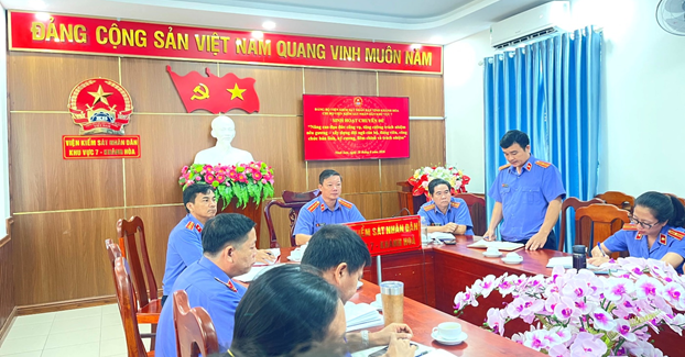 NÂNG CAO ĐẠO ĐỨC CÔNG VỤ, TĂNG CƯỜNG TRÁCH NHIỆM NÊU GƯƠNG TẠI VIỆN KIỂM SÁT NHÂN DÂN KHU VỰC 7 - KHÁNH HÒA