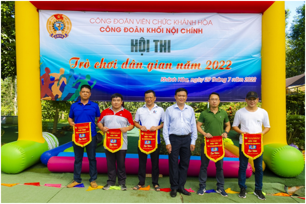 Công đoàn VKSND tỉnh Khánh Hòa tham gia Hội thi “Trò chơi dân gian” năm 2022