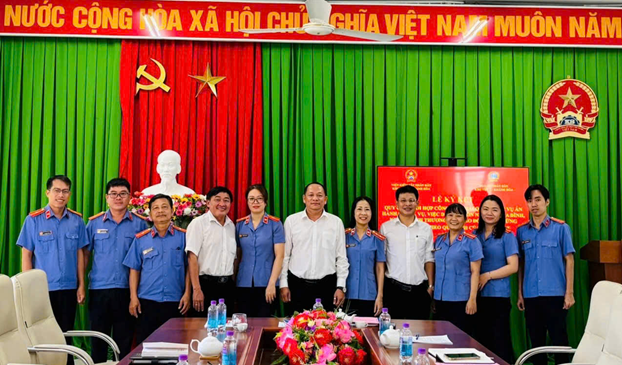 Viện kiểm sát nhân dân khu vực 2 – Khánh Hòa phối hợp với Tòa án nhân dân khu vực 2 tổ chức Lễ ký kết Quy chế phối hợp trong công tác giải quyết các vụ án hành chính