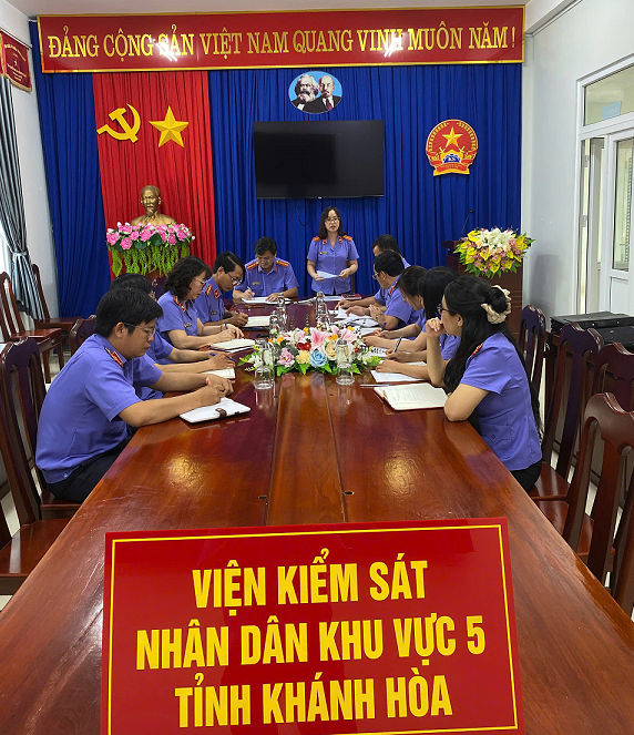Công bố quyết định thanh tra theo kế hoạch tại Viện kiểm sát nhân dân khu vực 5 – Khánh Hòa
