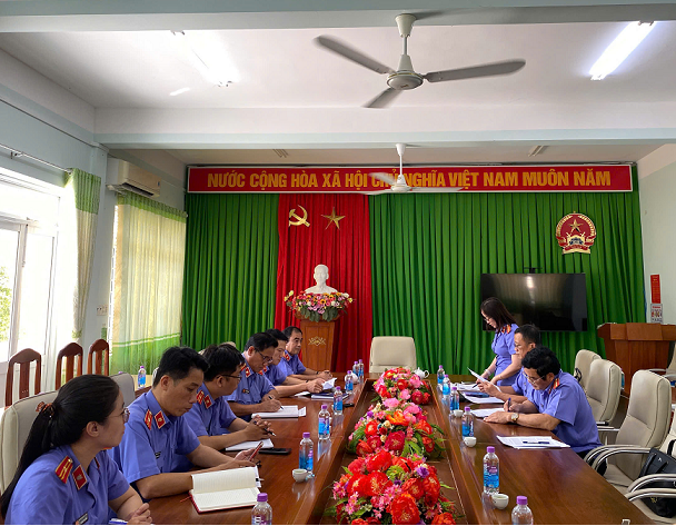 Công bố quyết định thanh tra chuyên đề hoạt động nghiệp vụ tại Viện kiểm sát nhân dân khu vực 2 – Khánh Hòa