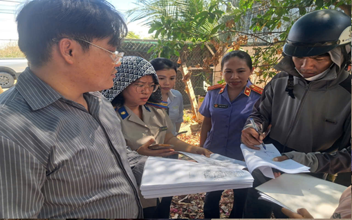 Vksnd khu vực 8 tiến hành kiểm sát chặt chẽ hoạt động cưỡng chế kê biên tài sản