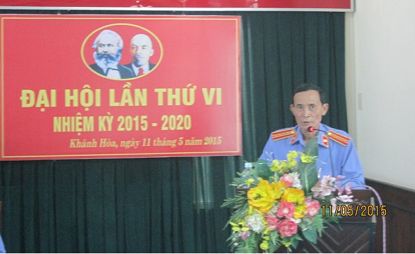 Đại hội Đảng bộ cơ sở Viện kiểm sát nhân dân tỉnh Khánh Hòa nhiệm kỳ 2015 - 2020