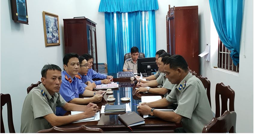 VIỆN KIỂM SÁT NHÂN DÂN HUYỆN DIÊN KHÁNH PHÚC TRA VIỆC THỰC HIỆN KHÁNG NGHỊ, KIẾN NGHỊ VÀ KẾT LUẬN TRỰC TIẾP KIỂM SÁT THI HÀNH ÁN DÂN SỰ NĂM 2018 ĐỐI VỚI CHI CỤC THI HÀNH ÁN DÂN SỰ HUYỆN DIÊN KHÁNH