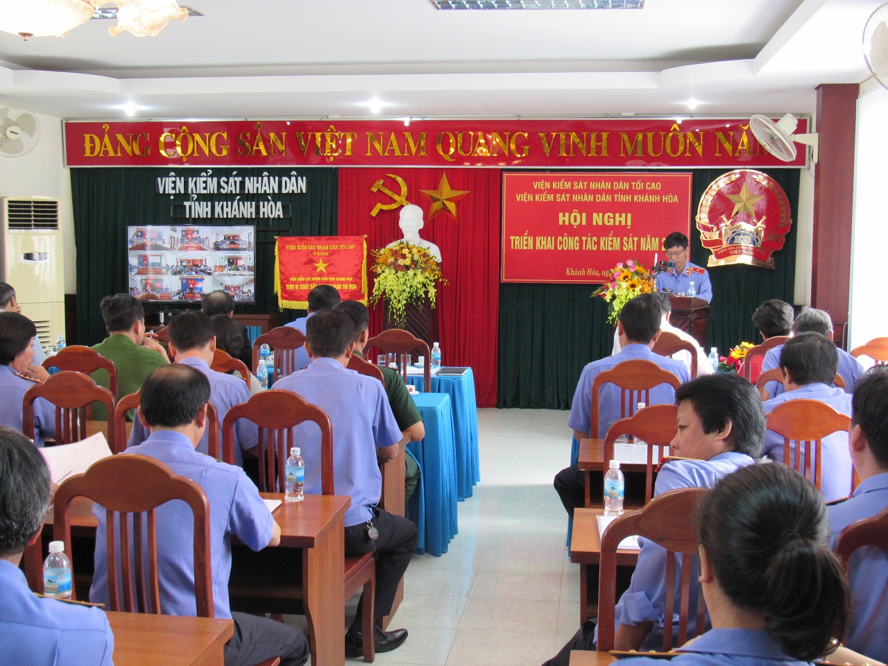 Viện kiểm sát nhân dân tỉnh Khánh Hòa tổ chức Hội nghị trực tuyến Hội nghị triển khai công tác năm 2019