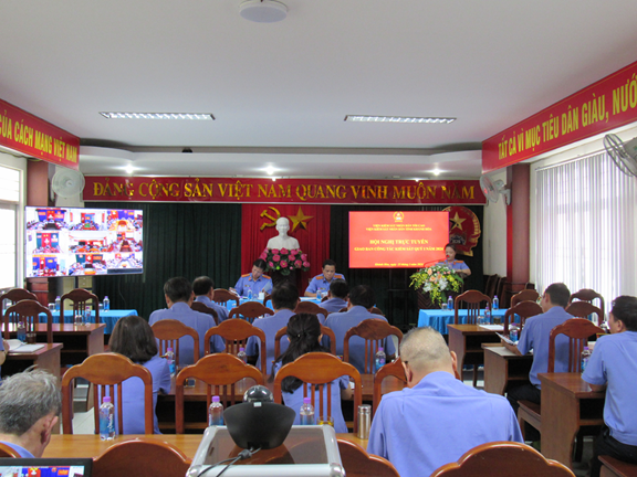 Viện kiểm sát nhân dân tỉnh Khánh Hòa tổ chức Hội nghị trực tuyến giao ban công tác kiểm sát Quý I năm 2024