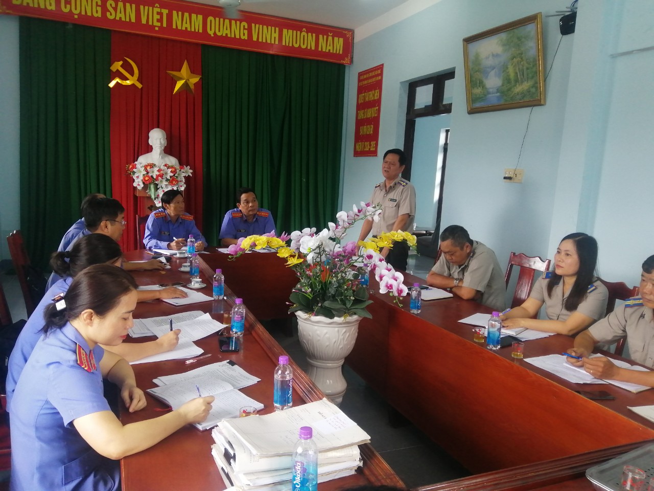Viện kiểm sát nhân dân tỉnh Khánh Hòa thực hiện Phúc tra việc thực hiện Kết luận trực tiếp kiểm sát năm 2022 tại Chi cục Thi hành án dân sự