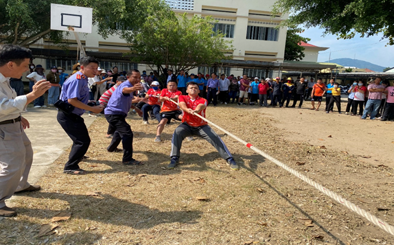 VIỆN KIỂM SÁT NHÂN DÂN HUYỆN DIÊN KHÁNH SÔI NỔI THAM GIA HỘI THAO CÔNG NHÂN VIÊN CHỨC – LAO ĐỘNG HUYỆN NĂM 2024