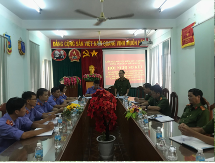 VKSND huyện Diên Khánh chủ trì sơ kết Quy chế phối hợp trong công tác tiếp nhận, xử lý tố giác, tin báo tội phạm và kiến nghị khởi tố; giải quyết án hình sự