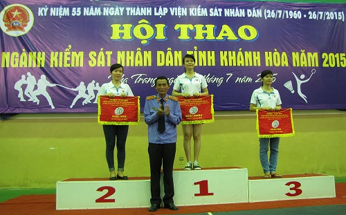 Viện kiểm sát nhân dân tỉnh Khánh Hòa tổ chức hội thao toàn ngành năm 2015
