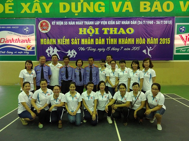 Viện kiểm sát nhân dân tỉnh Khánh Hòa tổ chức hội thao toàn ngành năm 2015