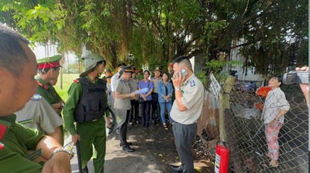 Viện kiểm sát nhân dân khu vực 1 – Khánh Hoà tham gia kiểm sát việc cưỡng chế giao quyền sử dụng đất