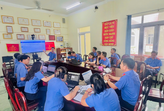 Viện kiểm sát nhân dân khu vực 4 – Khánh Hòa tổ chức hội nghị tập huấn Nền tảng Quản lý án hình sự