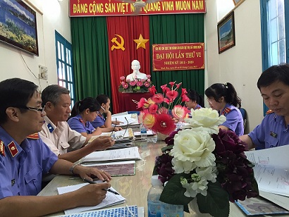 Viện kiểm sát nhân dân tỉnh Khánh Hòa kiểm sát việc tuân theo pháp luật đối với công tác thi hành án dân sự tại Chi cục Thi hành án dân sự thị xã Ninh Hòa