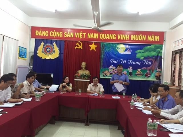 Viện KSND tỉnh Khánh Hòa trực tiếp kiểm sát công tác thi hành án dân sự năm 2016 tại Cục THADS tỉnh Khánh Hòa