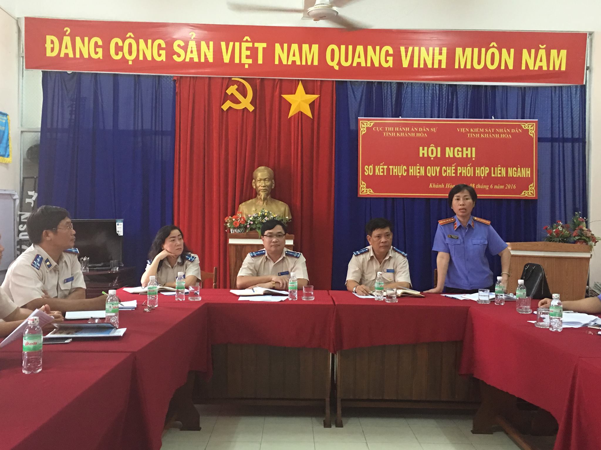 VKSND tỉnh Khánh Hòa tham gia Hội nghị sơ kết Quy chế phối hợp trong công tác thi hành án dân sự tại Cục THADS tỉnh Khánh Hòa