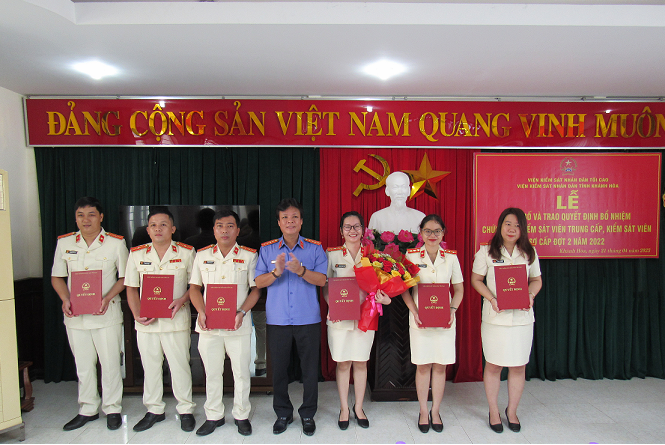 Lễ công bố, trao Quyết định bổ nhiệm chức danh Kiểm sát viên trung cấp, Kiểm sát viên sơ cấp