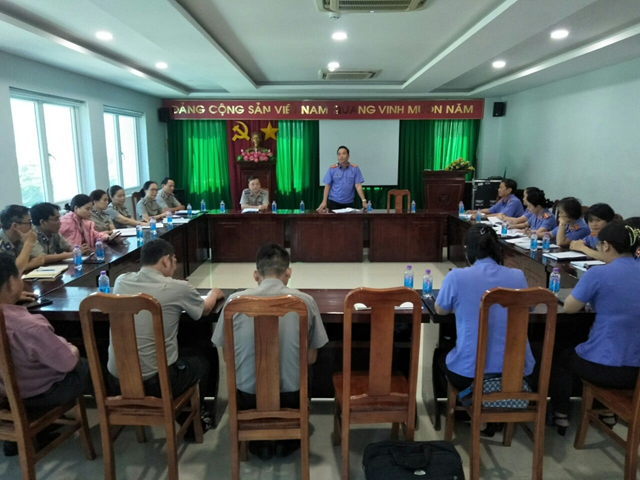 Viện kiểm sát nhân dân tỉnh Khánh Hòa Phúc tra việc thực hiện  Kết luận trực tiếp kiểm sát năm 2023 tại Chi cục Thi hành án dân sự  thành phố Nha Trang