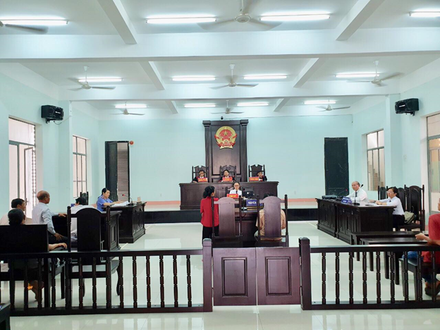 Phòng 9 – Viện KSND Tỉnh Khánh Hòa phối hợp với Tòa án nhân dân Tỉnh Khánh Hòa tổ chức phiên tòa dân sự phúc thẩm rút kinh nghiệm