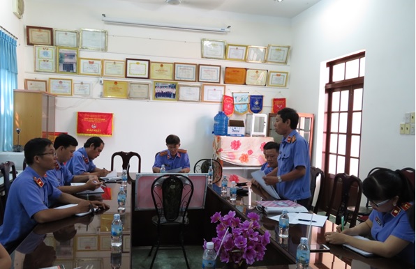 Công bố kết luận thanh tra tại Viện KSND thị xã Ninh Hòa