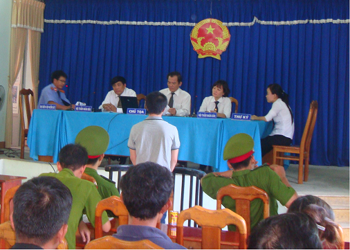 VKSND huyện Cam Lâm thực hành quyền công tố, kiểm sát xét xử lưu động vụ án 