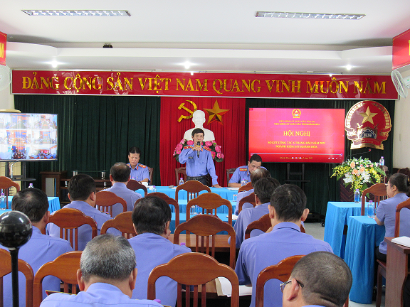 Viện kiểm sát nhân dân tỉnh Khánh Hòa tổ chức trực tuyến Hội nghị sơ kết công tác kiểm sát 6 tháng đầu năm 2023