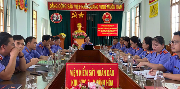 Công chức, đảng viên Viện KSND khu vực 3 - Khánh...