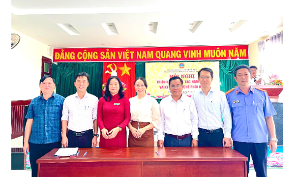 Lễ ký kết Quy chế phối hợp về việc thực hiện một số hoạt......