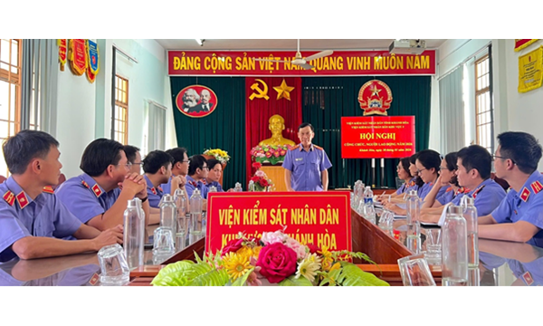 Viện kiểm sát nhân dân Khu vực 3 – Khánh Hòa tổ...