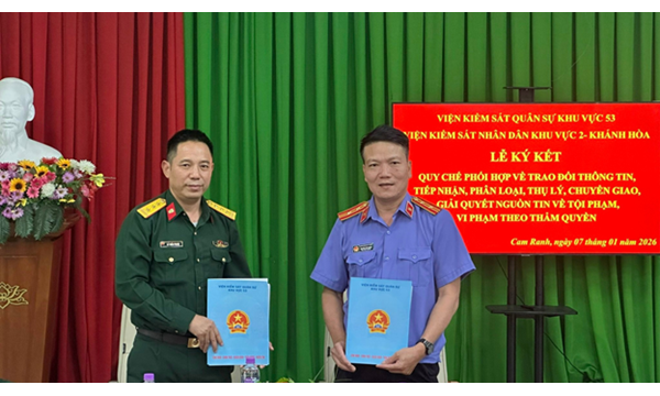 Viện kiểm sát nhân dân Khu vực 2 – Khánh Hòa đã tổ...