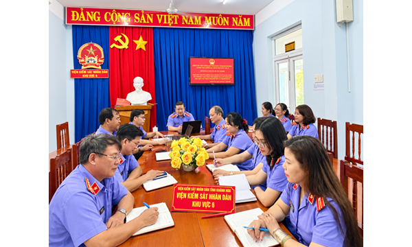 CHI BỘ VKSND KHU VỰC 6 – KHÁNH HÒA: PHÁT HUY TRÁCH...